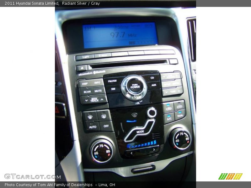 Radiant Silver / Gray 2011 Hyundai Sonata Limited