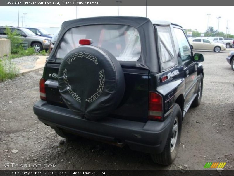 Black / Dark Charcoal 1997 Geo Tracker Soft Top 4x4