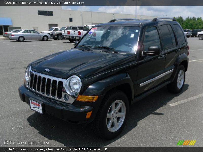 Black / Medium Slate Gray 2006 Jeep Liberty Limited