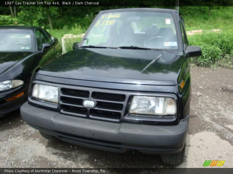 Black / Dark Charcoal 1997 Geo Tracker Soft Top 4x4