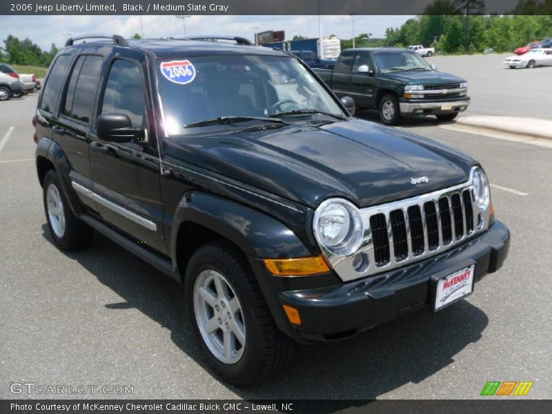 Black / Medium Slate Gray 2006 Jeep Liberty Limited
