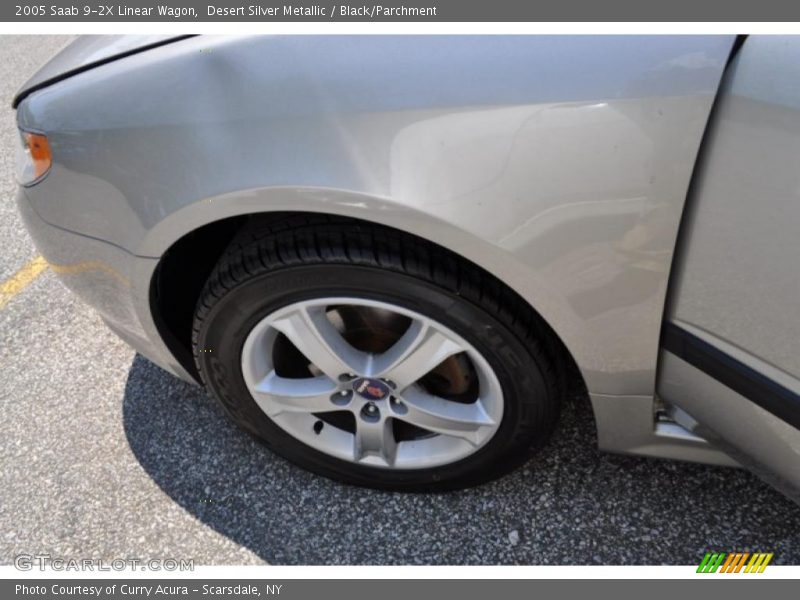 Desert Silver Metallic / Black/Parchment 2005 Saab 9-2X Linear Wagon