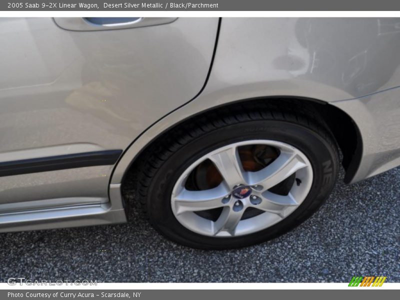 Desert Silver Metallic / Black/Parchment 2005 Saab 9-2X Linear Wagon