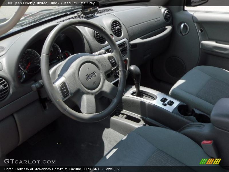 Black / Medium Slate Gray 2006 Jeep Liberty Limited