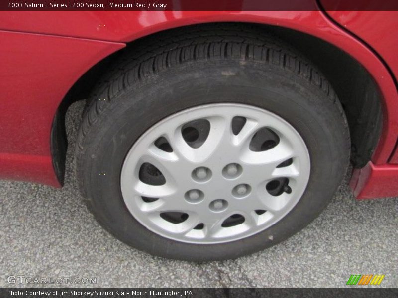 Medium Red / Gray 2003 Saturn L Series L200 Sedan