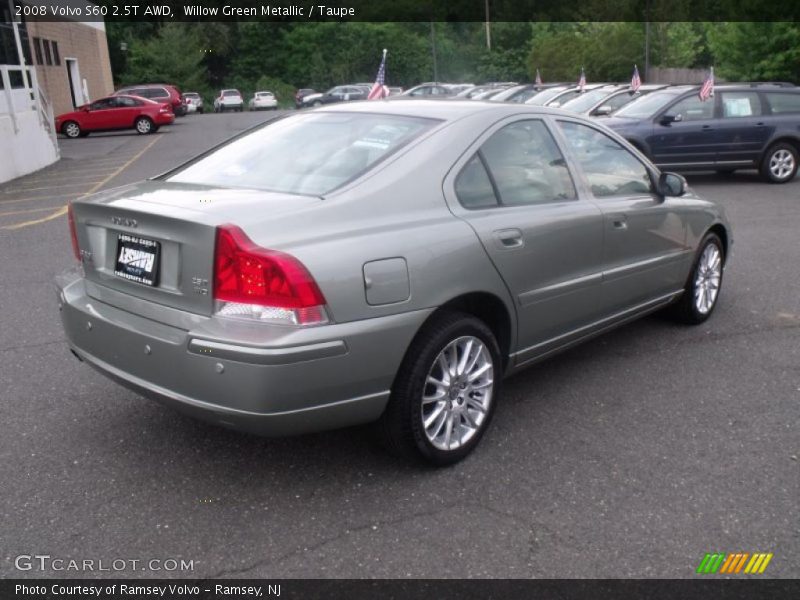 Willow Green Metallic / Taupe 2008 Volvo S60 2.5T AWD