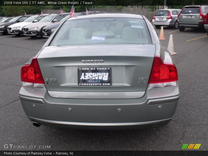 Willow Green Metallic / Taupe 2008 Volvo S60 2.5T AWD