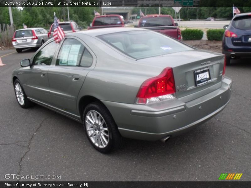 Willow Green Metallic / Taupe 2008 Volvo S60 2.5T AWD