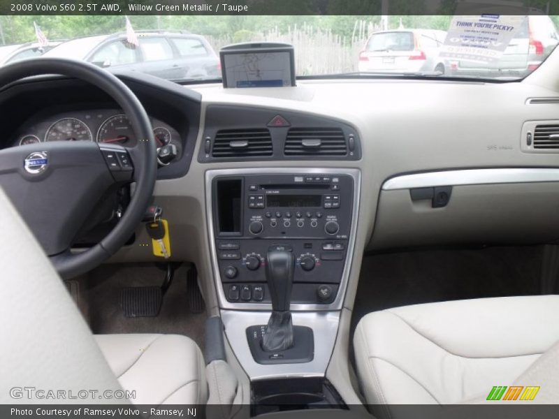 Willow Green Metallic / Taupe 2008 Volvo S60 2.5T AWD