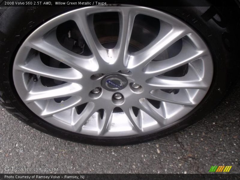 Willow Green Metallic / Taupe 2008 Volvo S60 2.5T AWD