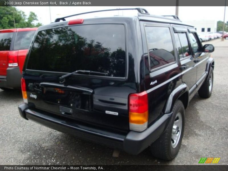 Black / Agate Black 2000 Jeep Cherokee Sport 4x4
