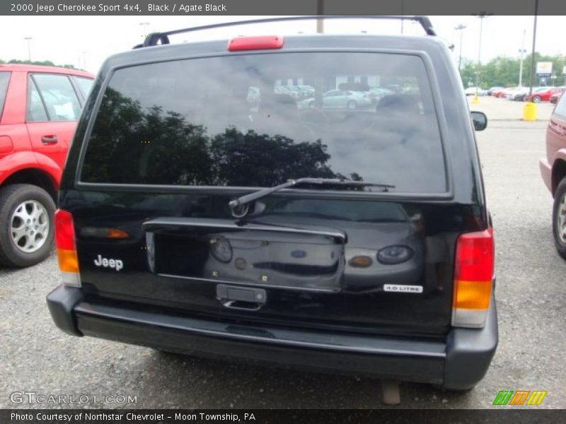 Black / Agate Black 2000 Jeep Cherokee Sport 4x4