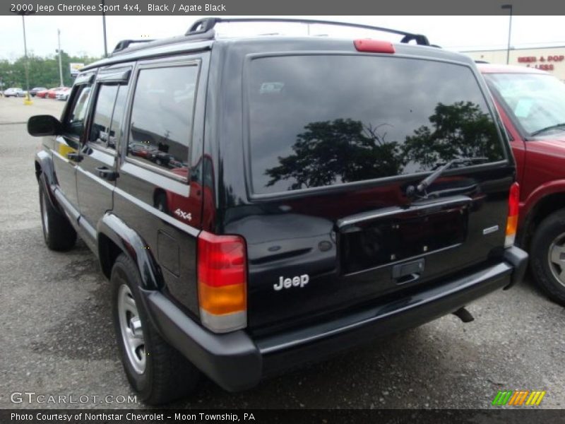 Black / Agate Black 2000 Jeep Cherokee Sport 4x4
