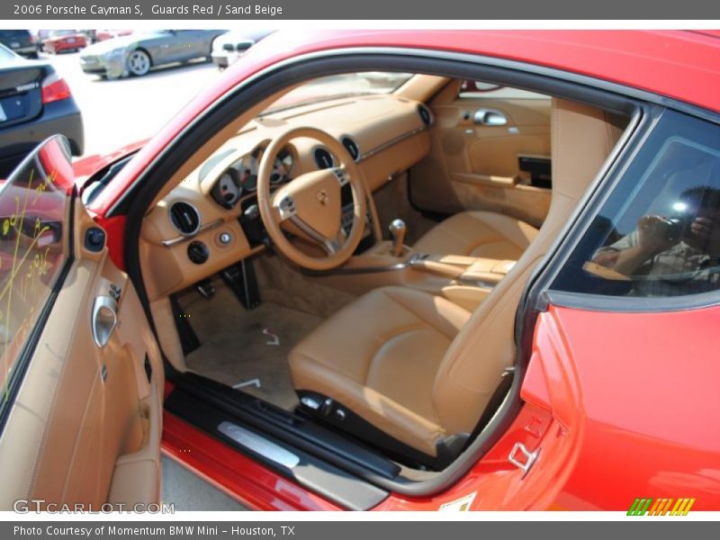 Guards Red / Sand Beige 2006 Porsche Cayman S