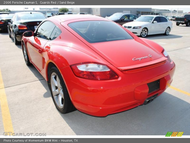 Guards Red / Sand Beige 2006 Porsche Cayman S