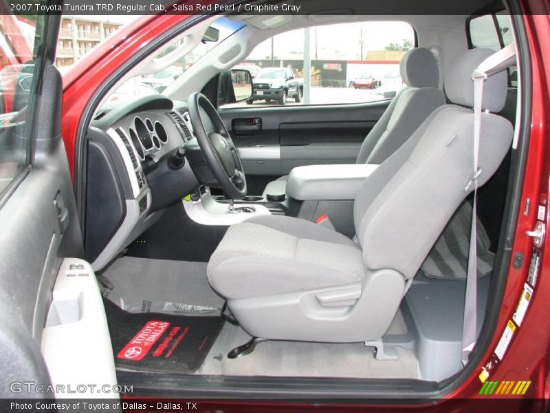 Salsa Red Pearl / Graphite Gray 2007 Toyota Tundra TRD Regular Cab