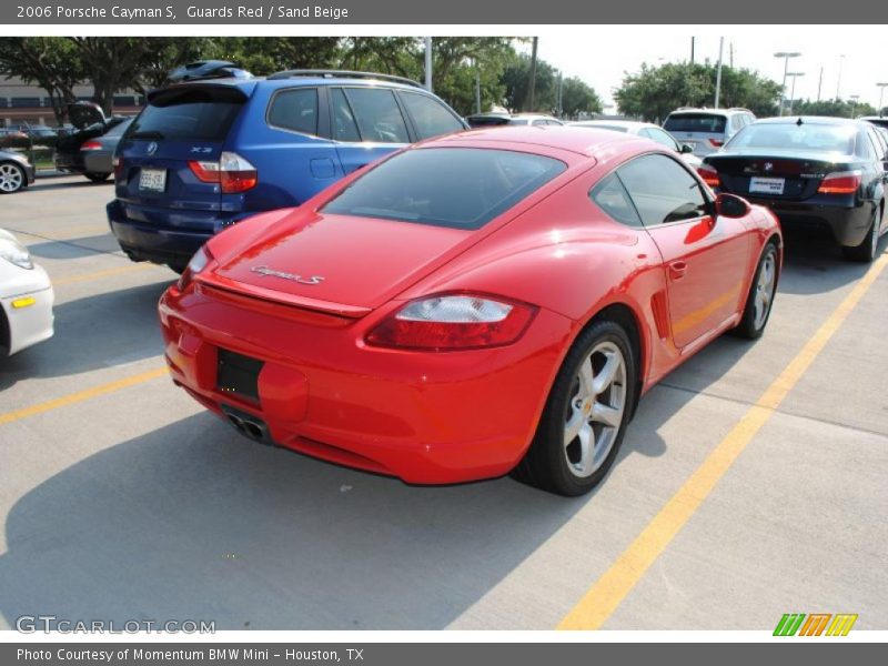 Guards Red / Sand Beige 2006 Porsche Cayman S