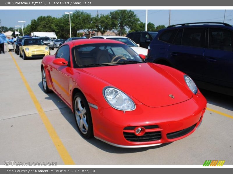 Guards Red / Sand Beige 2006 Porsche Cayman S
