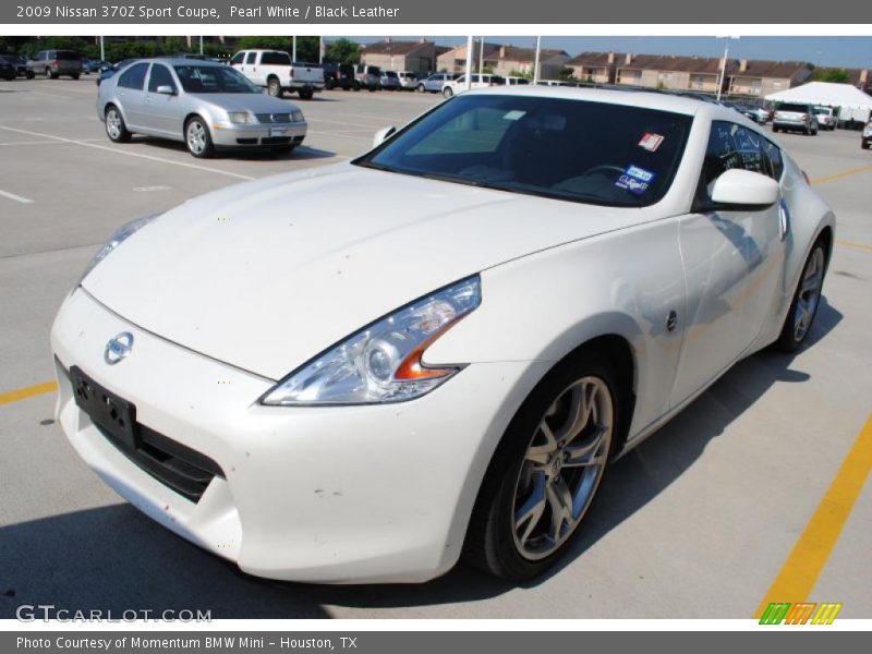 Pearl White / Black Leather 2009 Nissan 370Z Sport Coupe