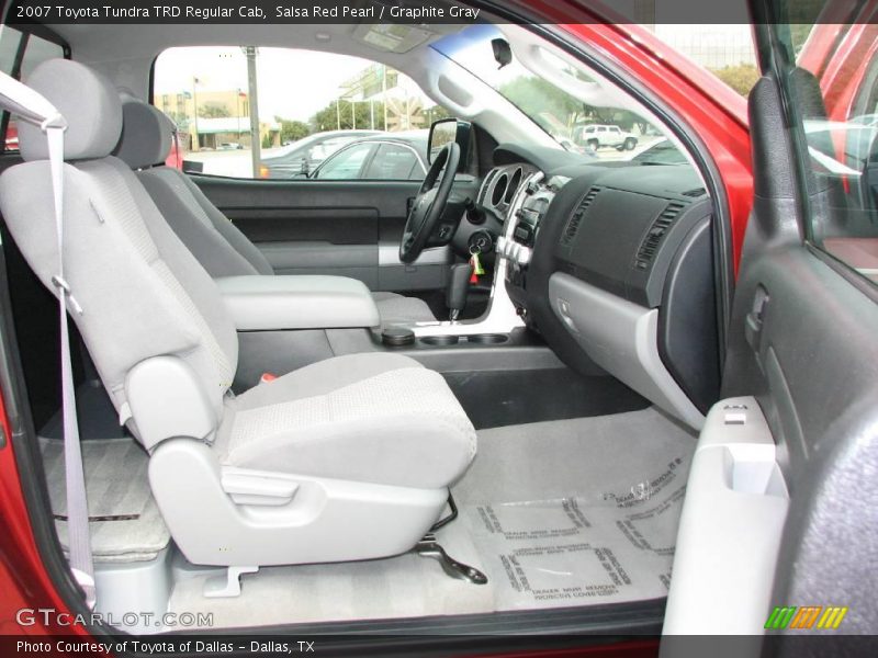 Salsa Red Pearl / Graphite Gray 2007 Toyota Tundra TRD Regular Cab