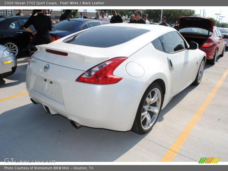 Pearl White / Black Leather 2009 Nissan 370Z Sport Coupe