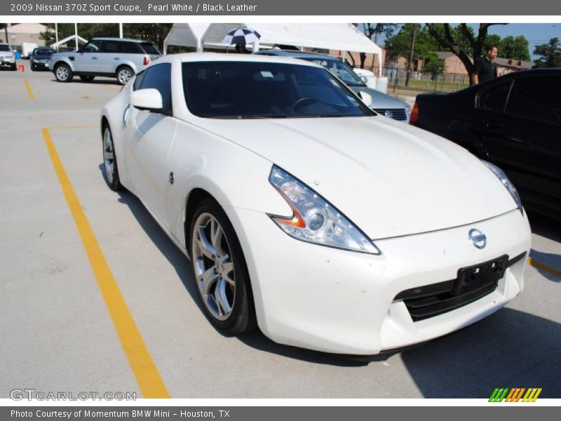Pearl White / Black Leather 2009 Nissan 370Z Sport Coupe