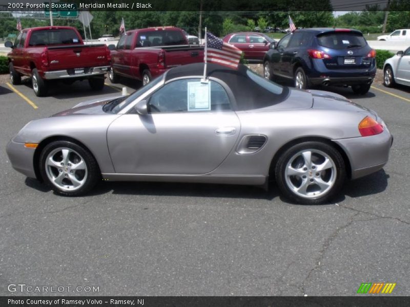 Meridian Metallic / Black 2002 Porsche Boxster