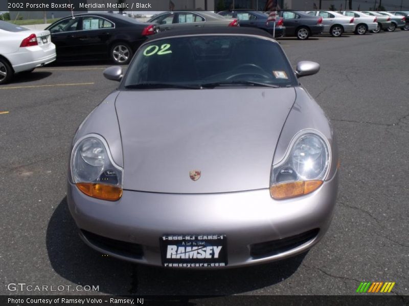 Meridian Metallic / Black 2002 Porsche Boxster