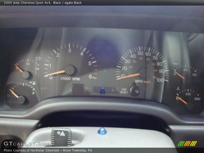 Black / Agate Black 2000 Jeep Cherokee Sport 4x4