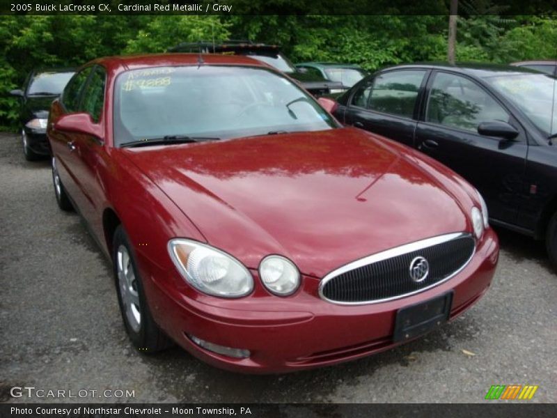 Cardinal Red Metallic / Gray 2005 Buick LaCrosse CX