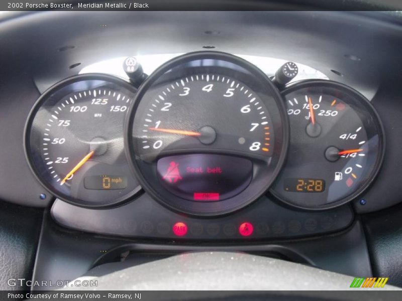 Meridian Metallic / Black 2002 Porsche Boxster