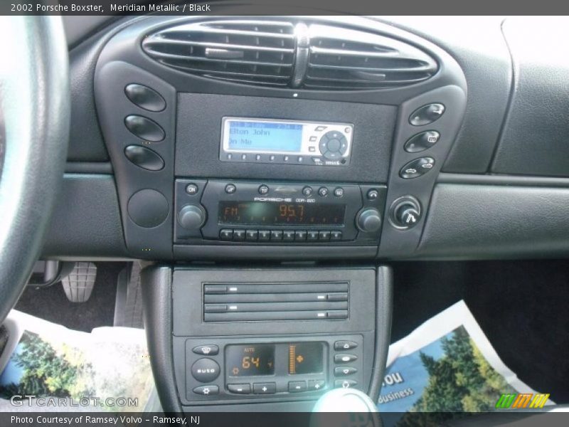 Meridian Metallic / Black 2002 Porsche Boxster