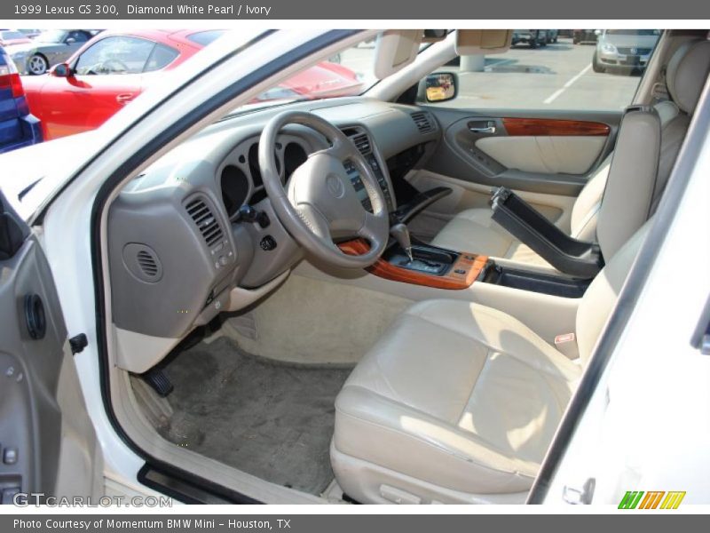 Diamond White Pearl / Ivory 1999 Lexus GS 300