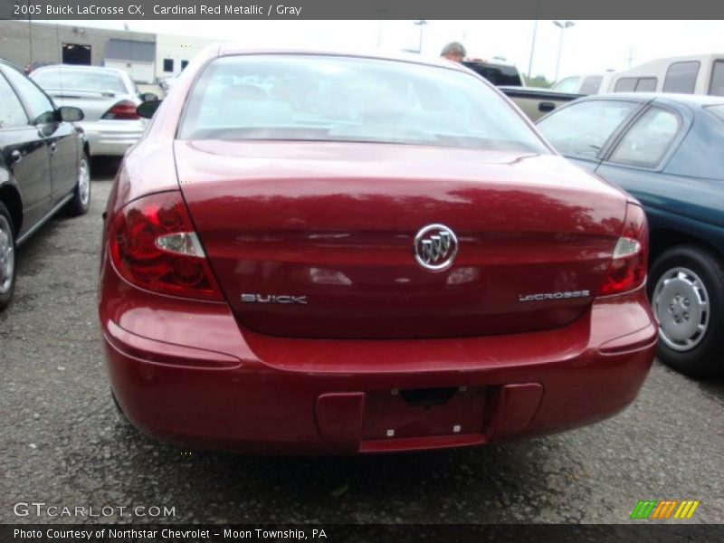 Cardinal Red Metallic / Gray 2005 Buick LaCrosse CX