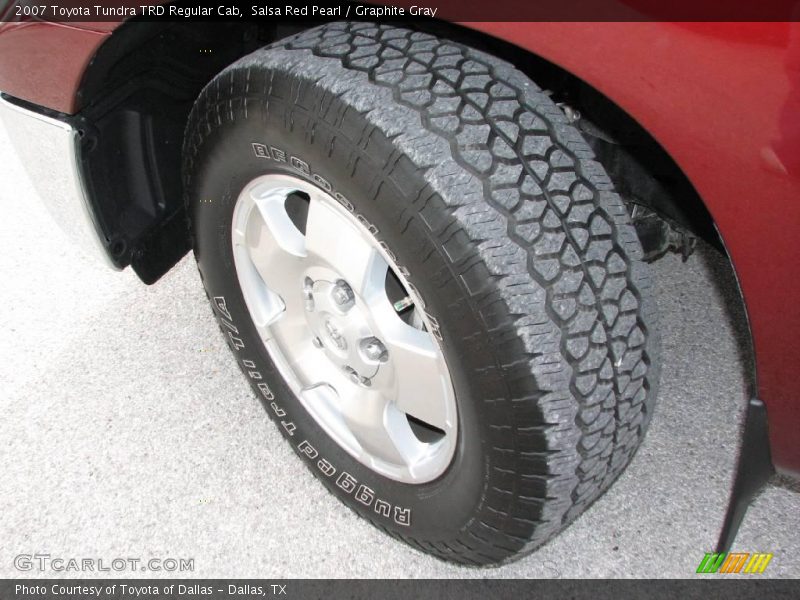 Salsa Red Pearl / Graphite Gray 2007 Toyota Tundra TRD Regular Cab