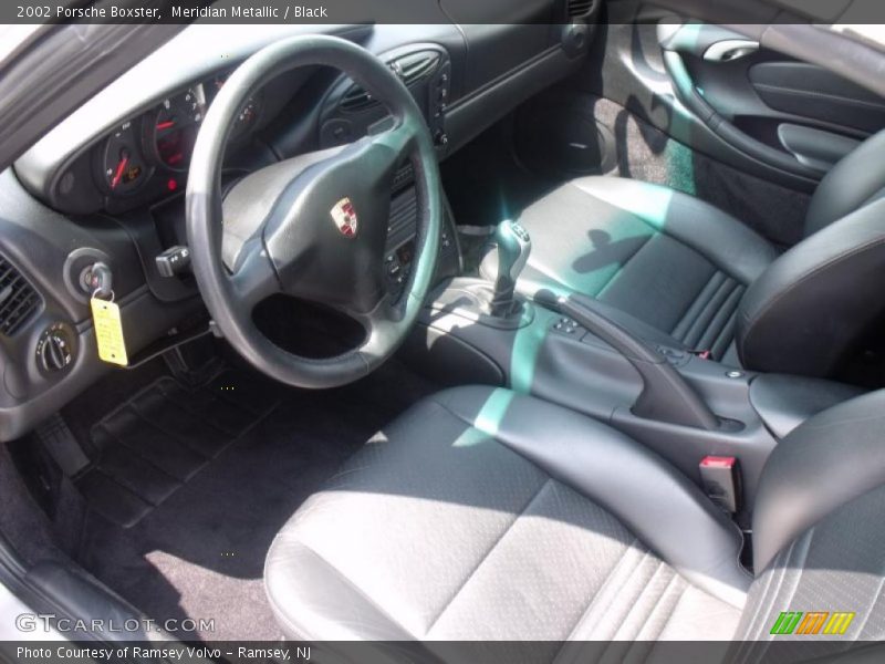 Meridian Metallic / Black 2002 Porsche Boxster