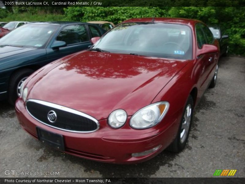Cardinal Red Metallic / Gray 2005 Buick LaCrosse CX