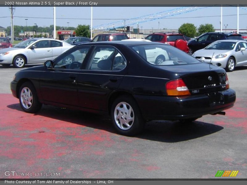 Super Black / Frost Gray 2002 Nissan Altima 2.5 S