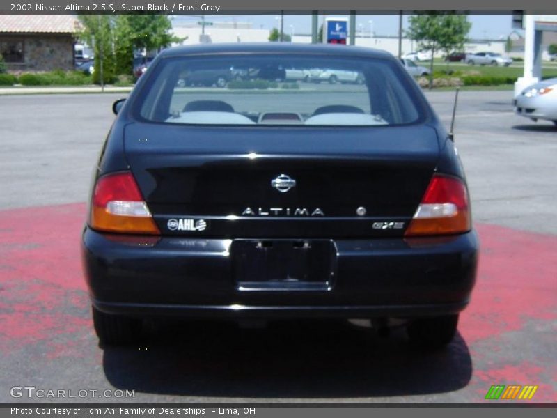 Super Black / Frost Gray 2002 Nissan Altima 2.5 S