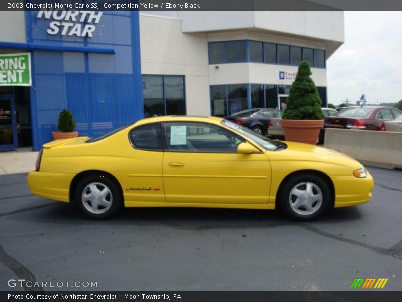 Competition Yellow / Ebony Black 2003 Chevrolet Monte Carlo SS