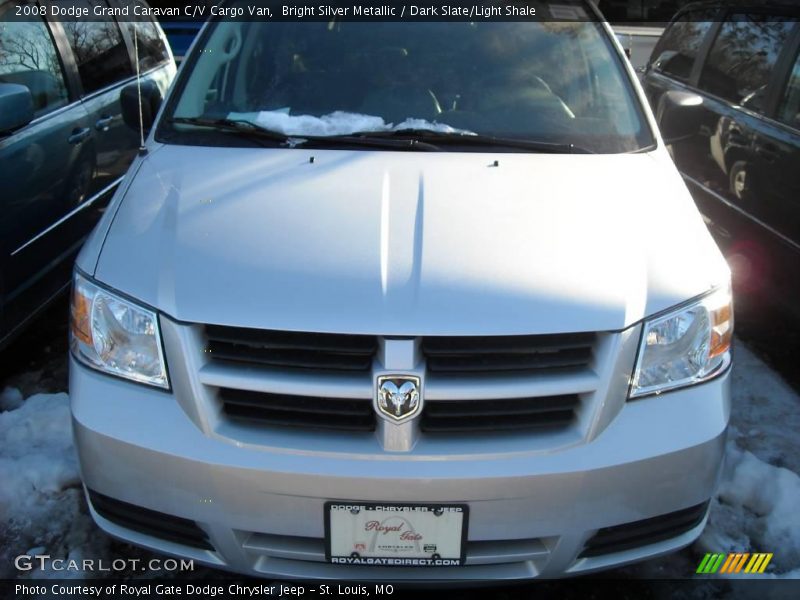 Bright Silver Metallic / Dark Slate/Light Shale 2008 Dodge Grand Caravan C/V Cargo Van