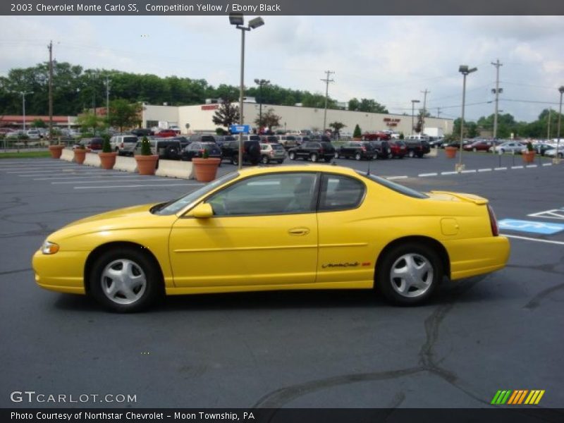 Competition Yellow / Ebony Black 2003 Chevrolet Monte Carlo SS