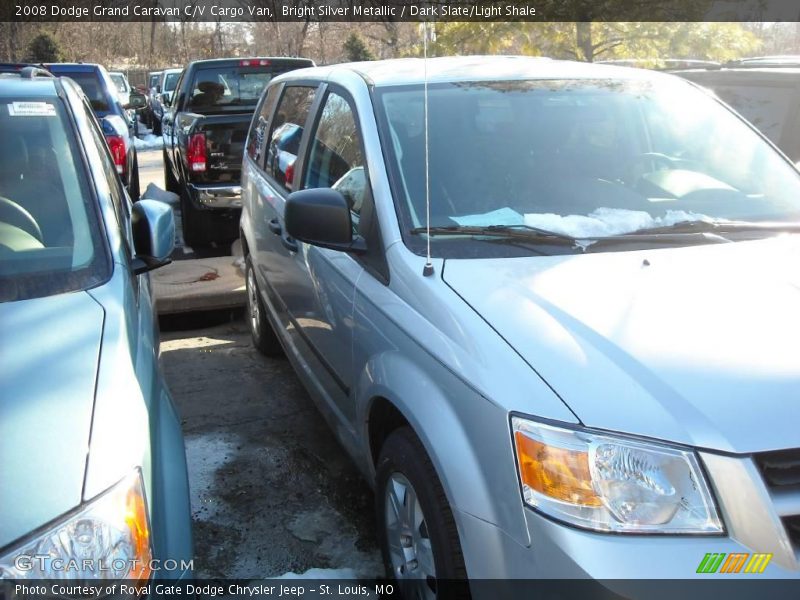 Bright Silver Metallic / Dark Slate/Light Shale 2008 Dodge Grand Caravan C/V Cargo Van