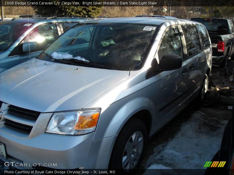 Bright Silver Metallic / Dark Slate/Light Shale 2008 Dodge Grand Caravan C/V Cargo Van