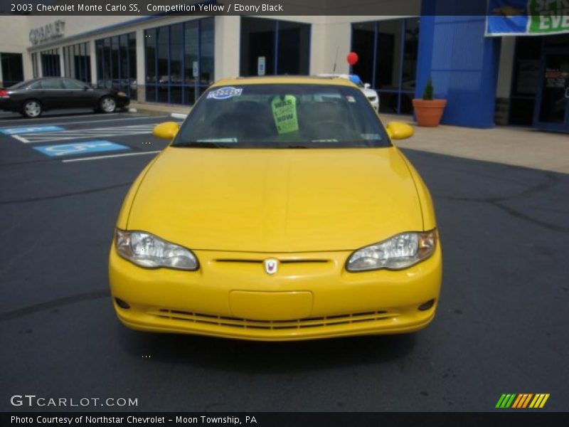 Competition Yellow / Ebony Black 2003 Chevrolet Monte Carlo SS