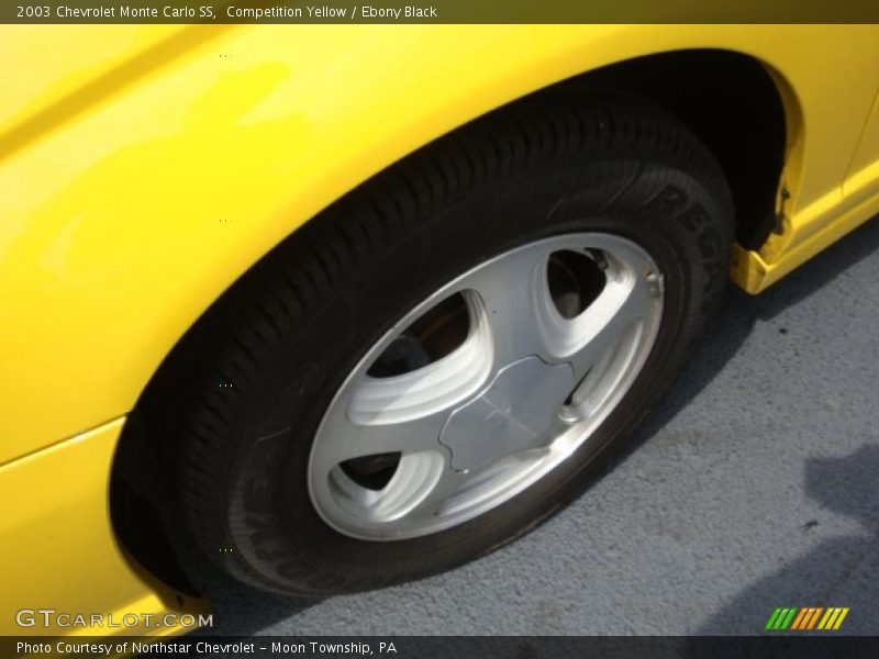 Competition Yellow / Ebony Black 2003 Chevrolet Monte Carlo SS