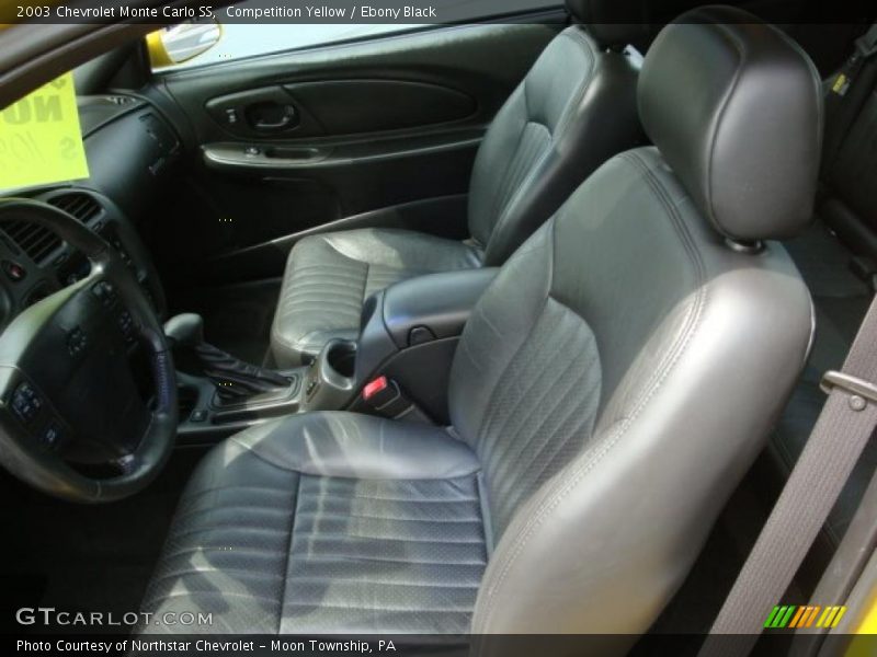Competition Yellow / Ebony Black 2003 Chevrolet Monte Carlo SS