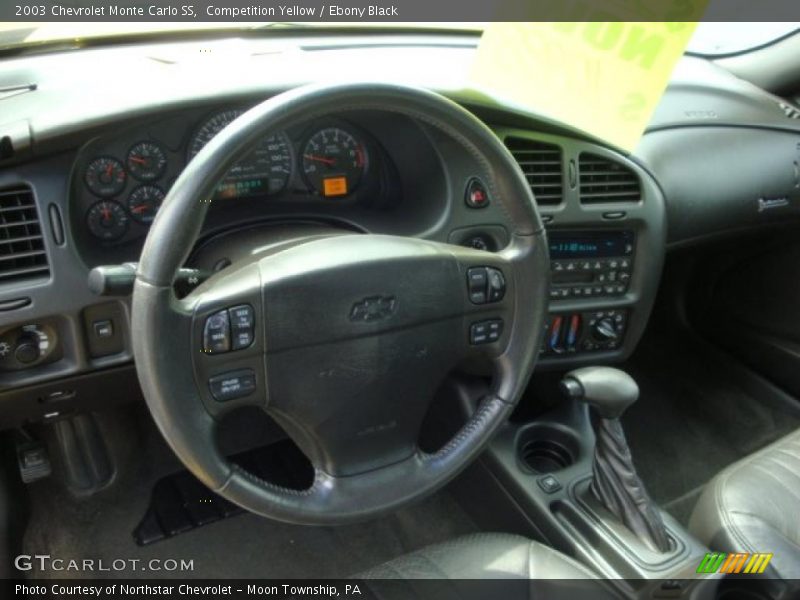 Competition Yellow / Ebony Black 2003 Chevrolet Monte Carlo SS