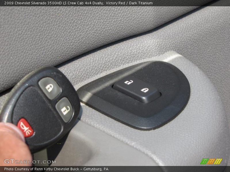 Victory Red / Dark Titanium 2009 Chevrolet Silverado 3500HD LS Crew Cab 4x4 Dually