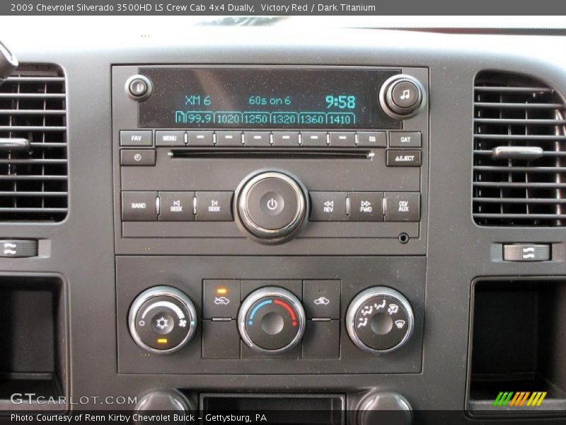 Victory Red / Dark Titanium 2009 Chevrolet Silverado 3500HD LS Crew Cab 4x4 Dually